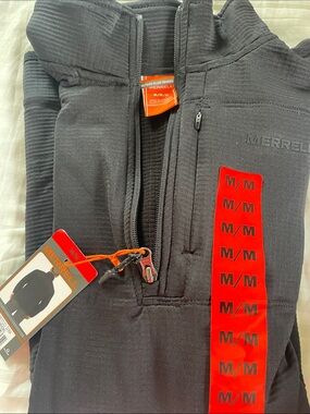 Merrell Black Half-Zip Pullover